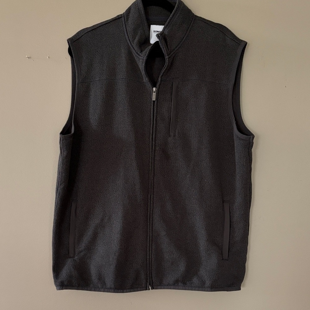 Sonoma Gray Men's Zip-Up Vest